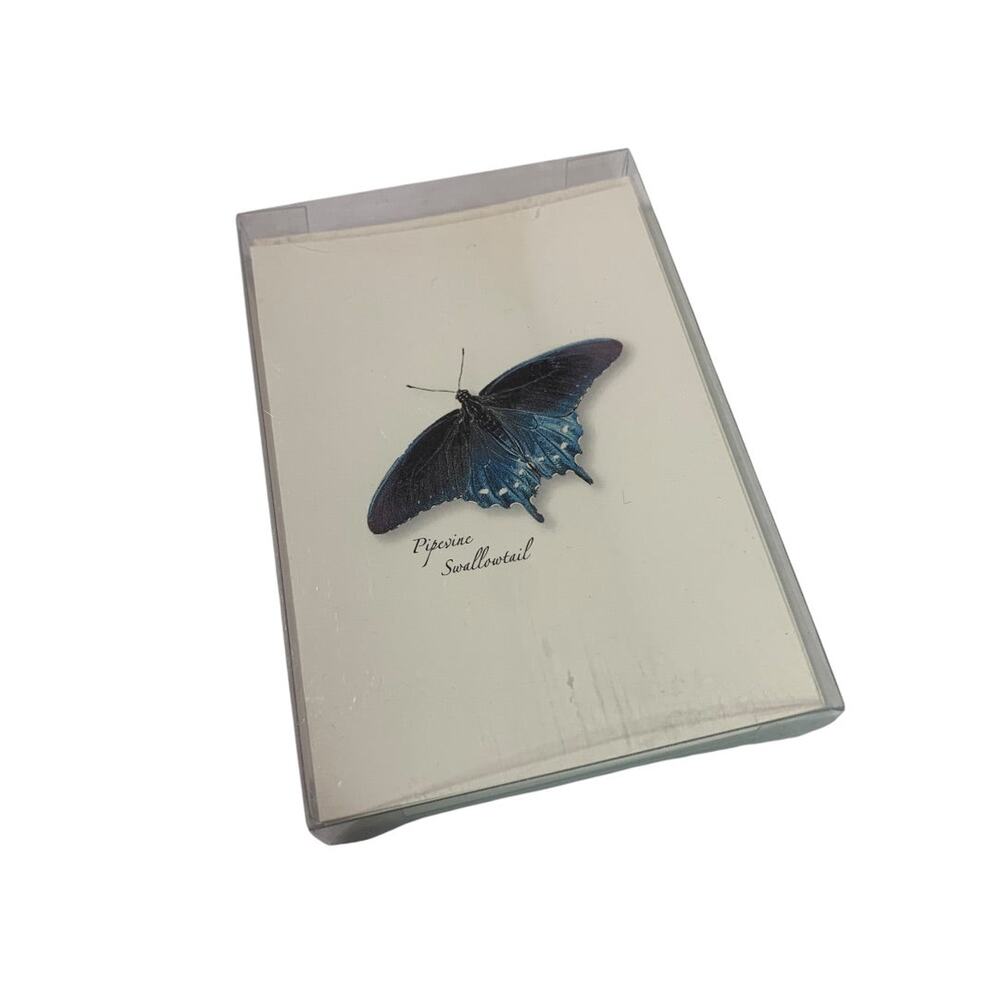 Set of 8 Notecards and Envelopes Western Butterfly Assortment II New